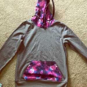 Zumiez Sweatshirt with galaxy rose details